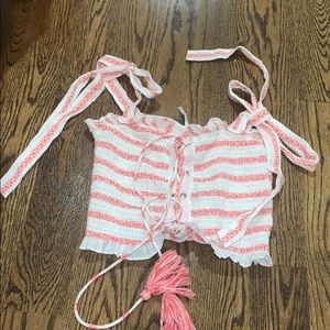 Free people stripped top!
